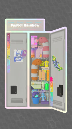 Pastel Rainbow Locker